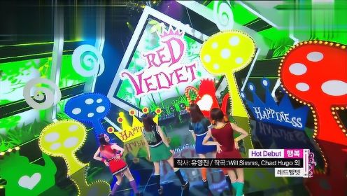 Red Velvet《Happiness》现场舞台，开心快乐每一天