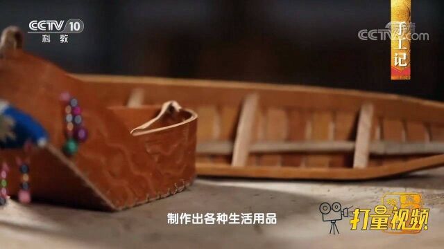 用整张白桦树皮作船体,鄂伦春族桦皮船如何制作?