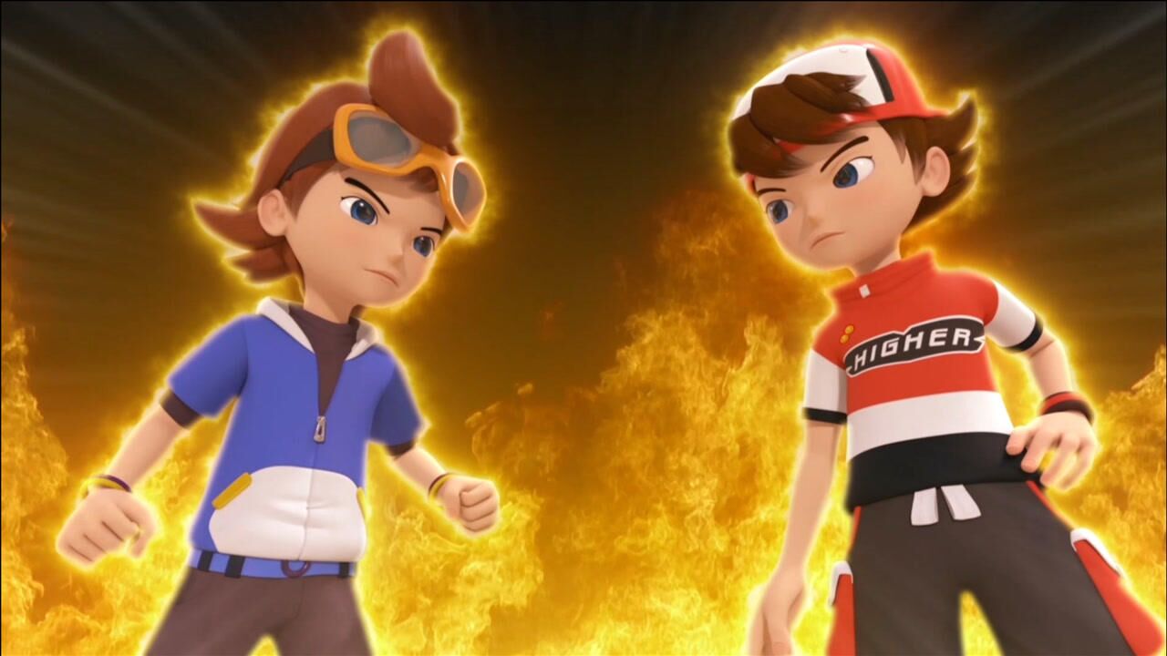 魔幻陀螺第五季 魔幻陀螺5:两兄弟即将对战,相互毫不示弱_高清1080p