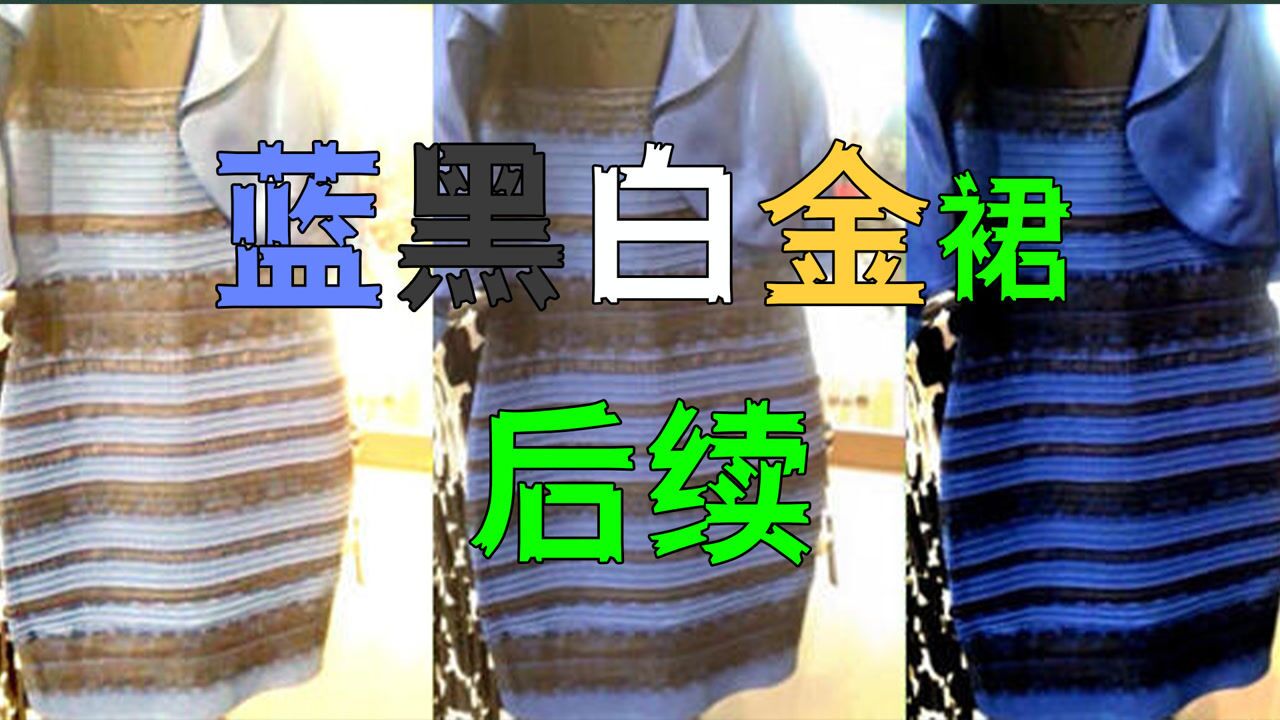 发现一些线索给大家汇报下蓝黑白金裙后续来了视频最后公布裙子实物的