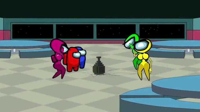 太空狼人杀amongus沉迷游戏的小橙根本不知道伙伴们已经变了