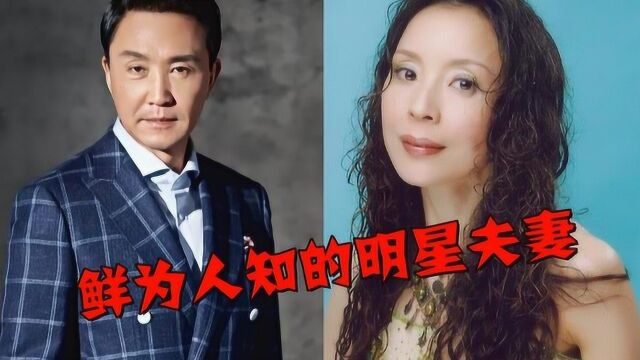 12对鲜为人知的明星夫妻,靳东祖峰吴刚,哪一对最让你意想不到?