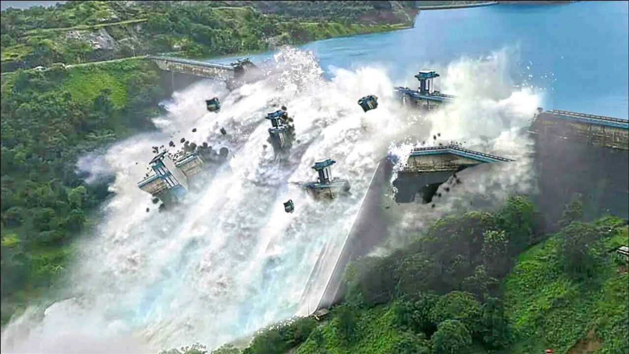 洪水灾害有多可怕？太恐怖了，说毁天灭地一点都不夸张_高清