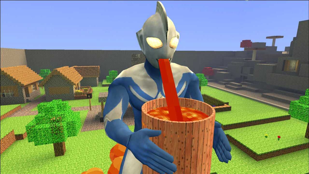 高斯奥特曼一个人在村庄吃东西发生了什么啊