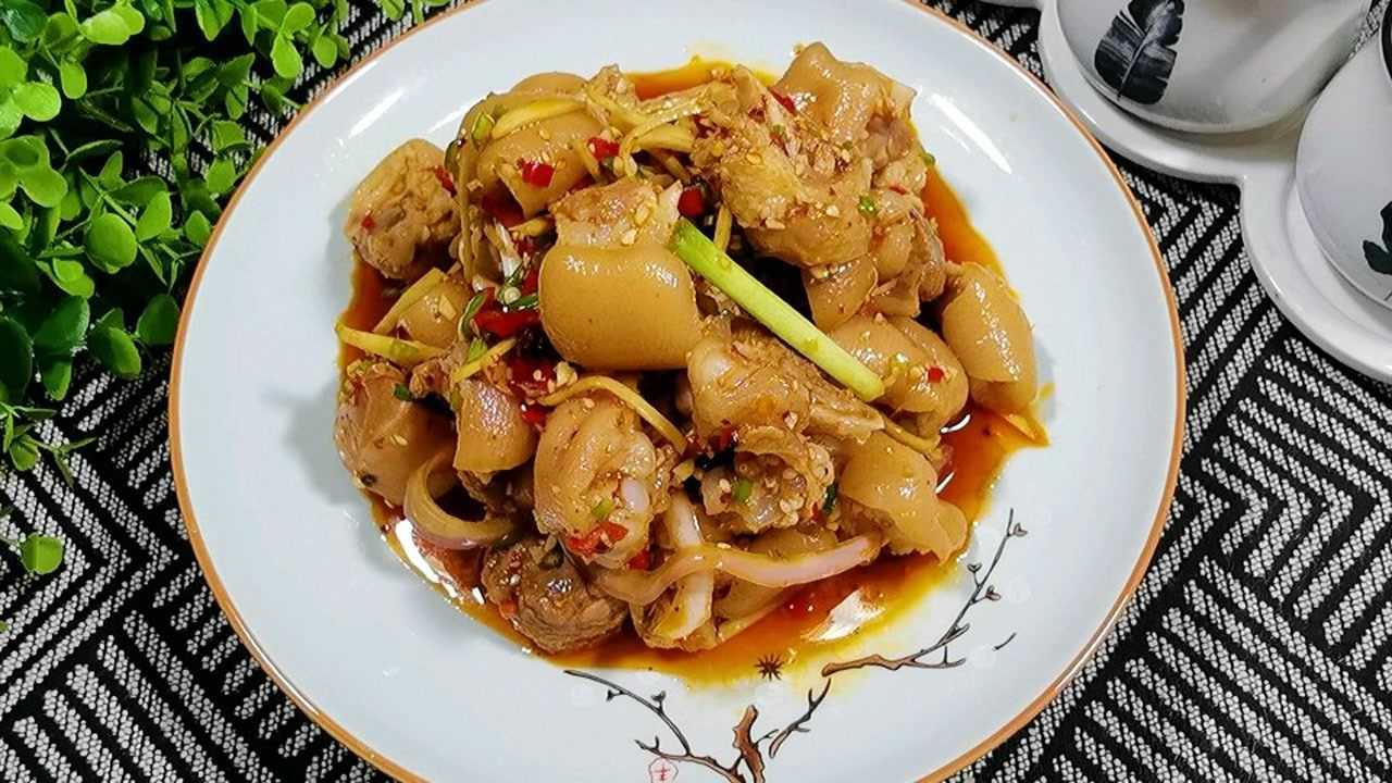 四川特色凉拌猪蹄酸辣又开胃清爽不油腻