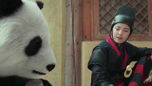 国产首部熊猫电影！熊猫：我感觉你这娘们儿不像个好人呀？！#魔盗白骨衣