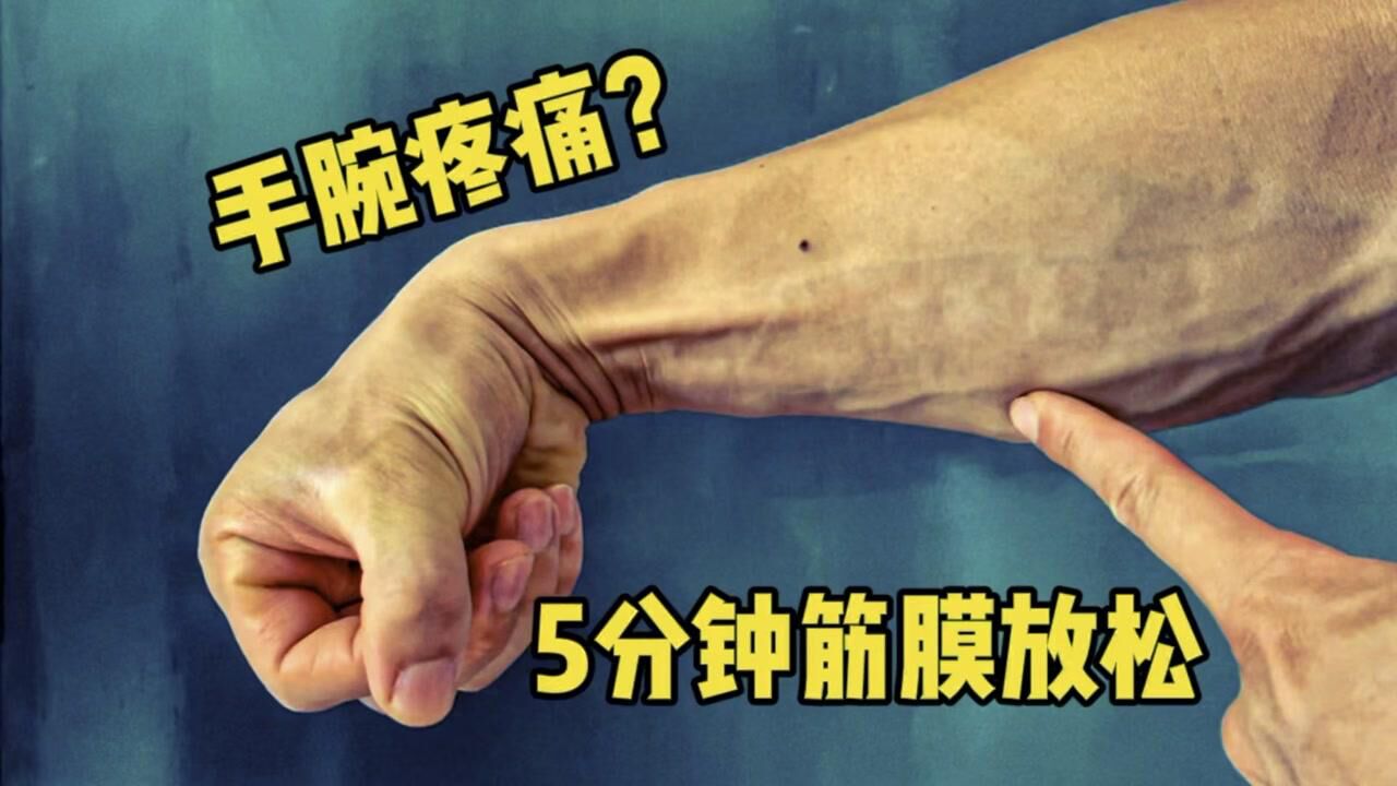 健身人群的手腕小臂筋膜放松教学_高清1080P在线观看平台_腾讯视频