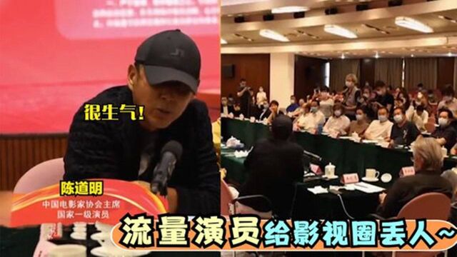 陈道明:塑料演员不是文艺界,太摧毁了!论老戏骨对流量演员态度