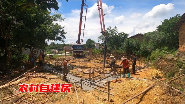 实拍广东农村自建房打地基,120平方总共花了31000元,这个费用高吗?