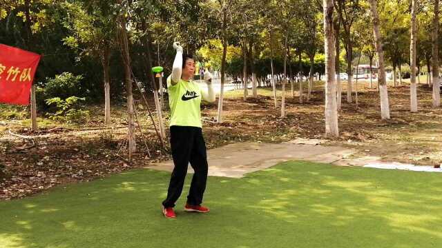 天津祥和空竹王庆铃学习抖空竹【摇旗呐喊】