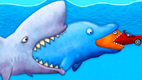 美味深蓝 第12集 小金鱼掉进大海，被一只海豹追着跑！