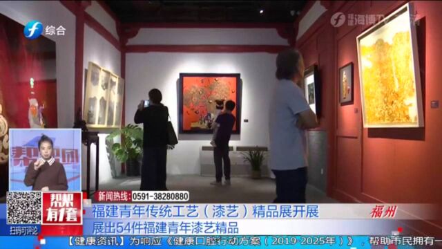 福建青年传统工艺精品展开展