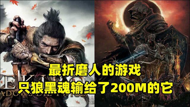 日本玩家评选最折磨人游戏:只狼、黑魂都输给了200M的它