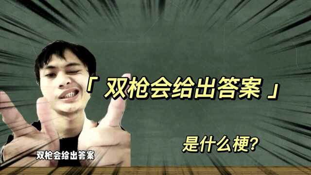 【双枪会给出答案】是什么梗?