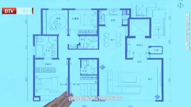 大四居户型图解析之通州耿庄桥北住宅项目