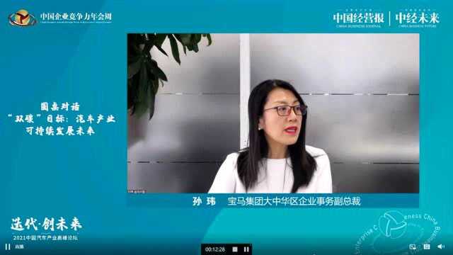 视频 丨 孙玮:将可持续性发展报告跟年报合并,接受资本市场和公众的检验