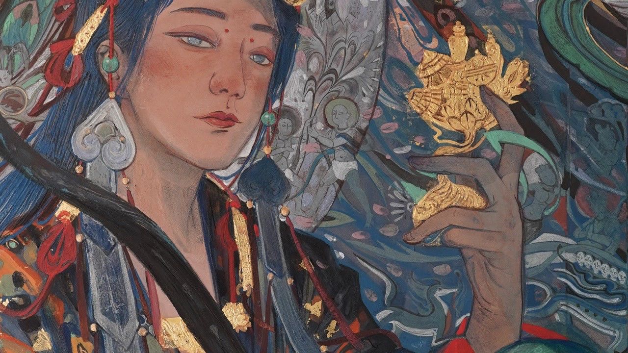 莲羊岩彩如果你还不知道中国有位女财神扎基拉姆