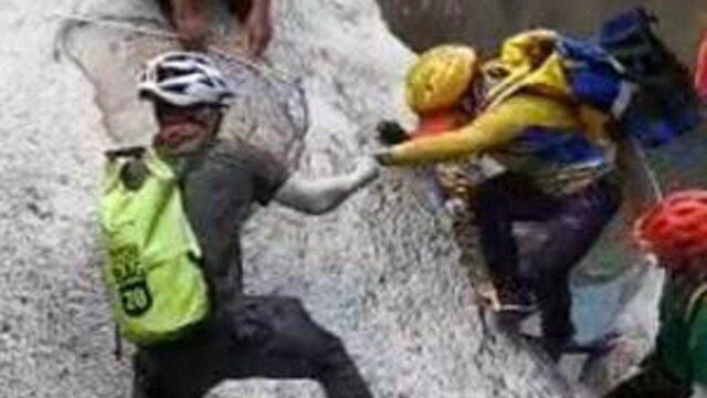 福建漳州户外峡谷溯溪