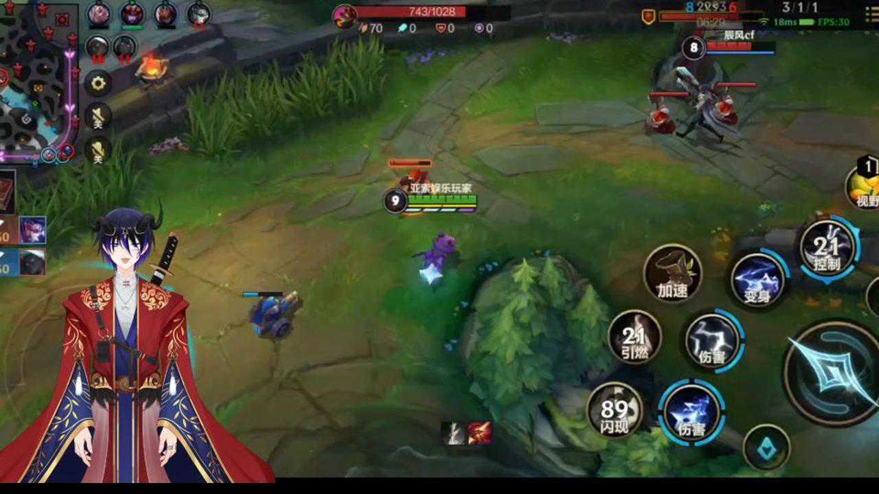 LOL手游,上单超神凯南暴打卢锡安_高清1080P在线观看平台_腾讯视频
