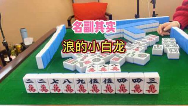 四川麻将:名副其实,浪的小白龙