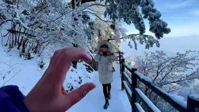 绝美冬景|新华网特邀摄影师带你云游尧山