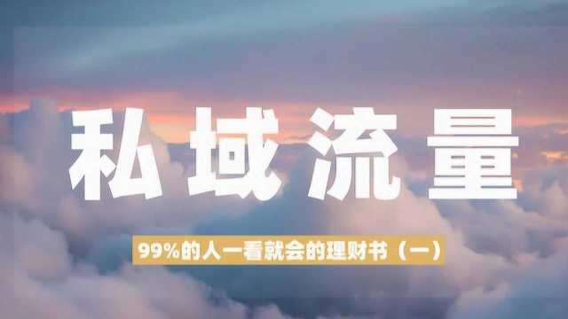 99%的人一看就会的理财书丨《私域流量》:微信朋友圈应该这么玩