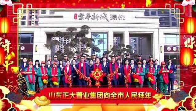 山东正大置业集团向全市人民拜年!