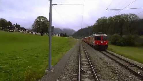 火车第一视角展望：【瑞士铁路】苏黎世城市快铁S24线