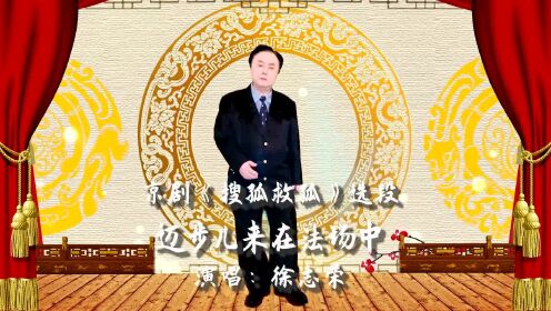徐志荣老师演唱京剧《搜孤救孤》选段：迈步儿來在法场中