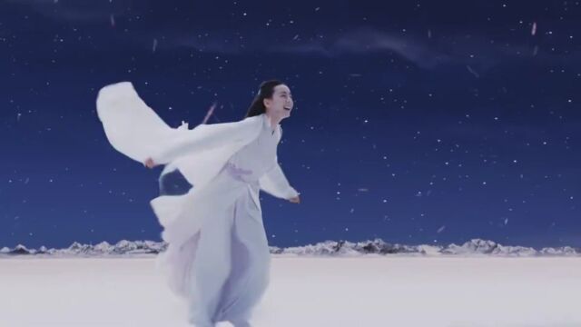 纪云禾雪天奔跑,大喊自己终于自由了