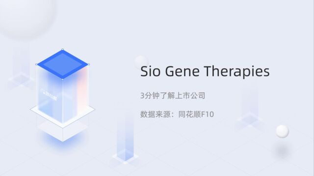 个股三分钟Sio Gene TherapiesSIOX.O04081650