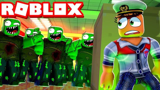 Roblox丧尸爆发模拟器:丧尸围城大作战!惊险求生之路!小格解说