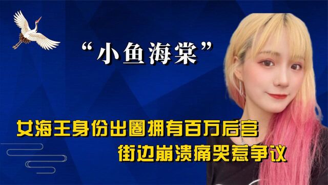 小鱼海棠:女海王的身份出圈拥有百万后宫,街边崩溃痛苦惹争议