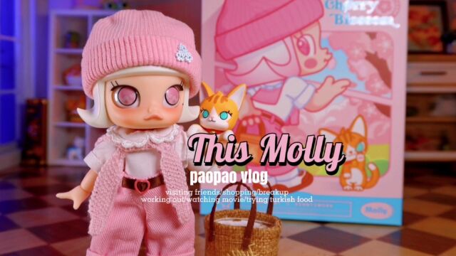 小尺寸bjd又超生了! 她是粉色的,我真的忍不住啊! 春日樱花主题Molly,实在太可爱啰!