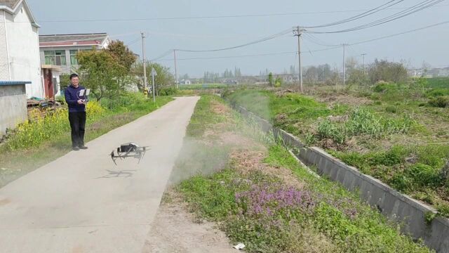 邗江秋冬播无人机遥感剪影