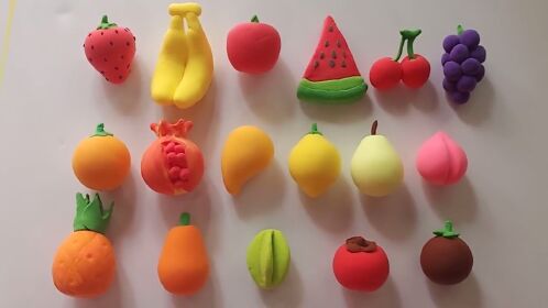 超轻黏土教程 彩泥教程 捏彩泥 捏黏土,黏土手工《食人花》_高清1080p