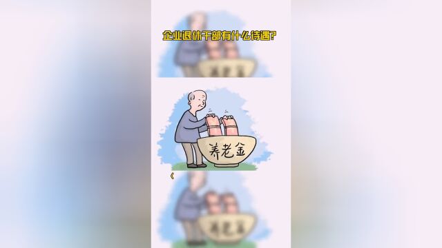 企业退休干部有什么待遇?