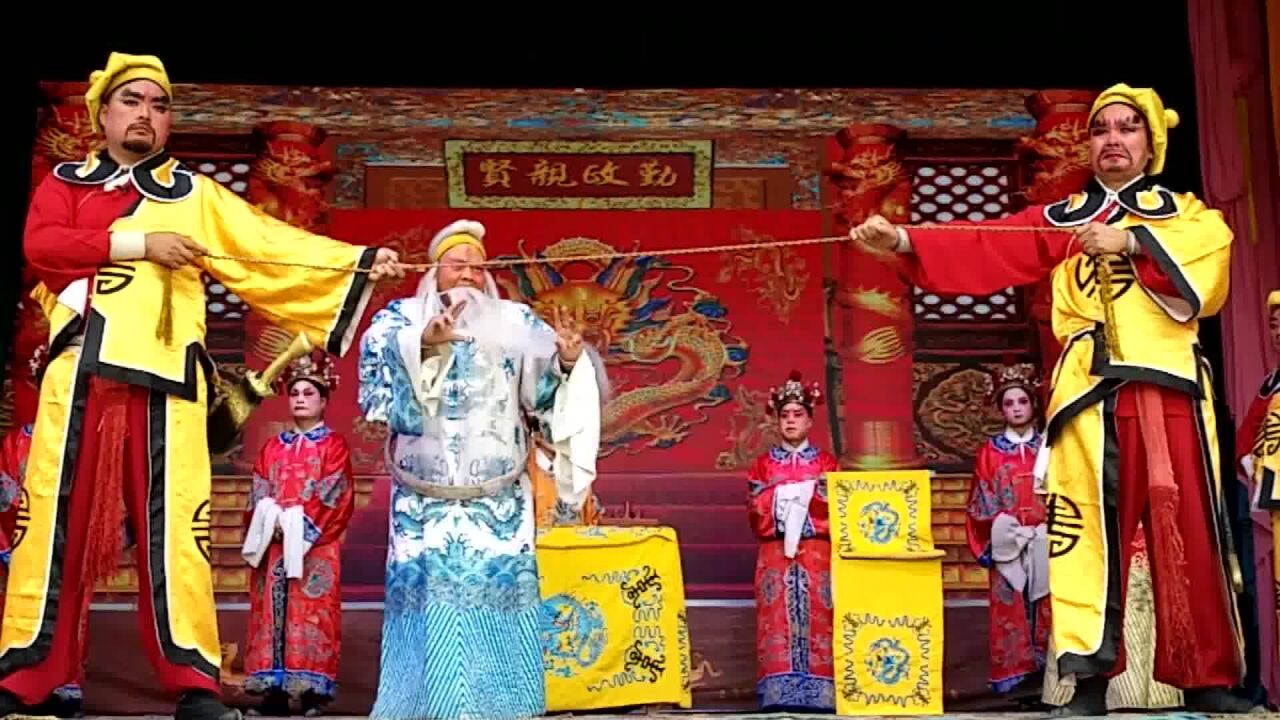 秦腔《斩李广》选段,须生演唱台架稳健,有板有眼的表演精彩极了