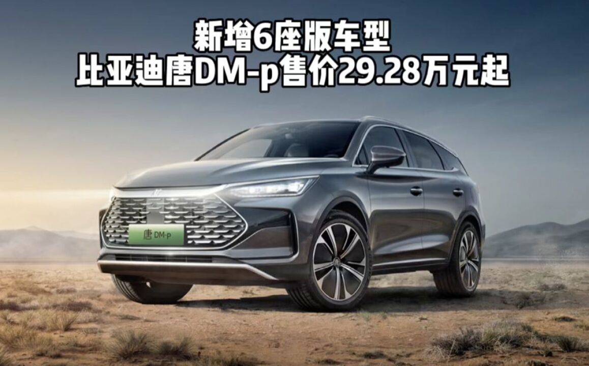 新增6座版车型 比亚迪唐dm-p售价29.28万元起_腾讯视频