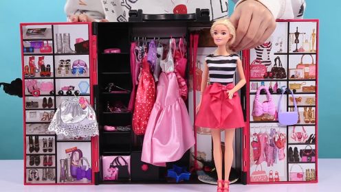芭比公主换装秀系列：芭比娃娃约会衣橱换装秀Barbie