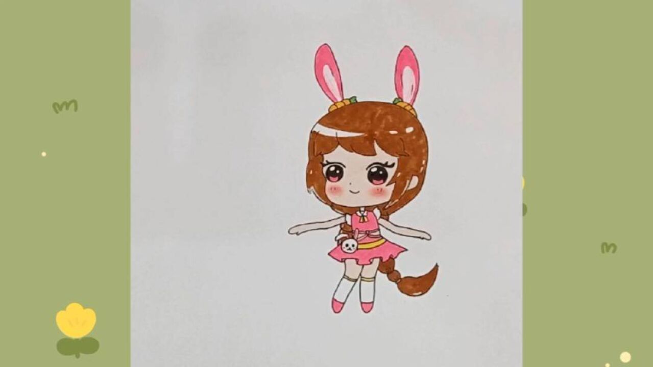 简笔画小舞