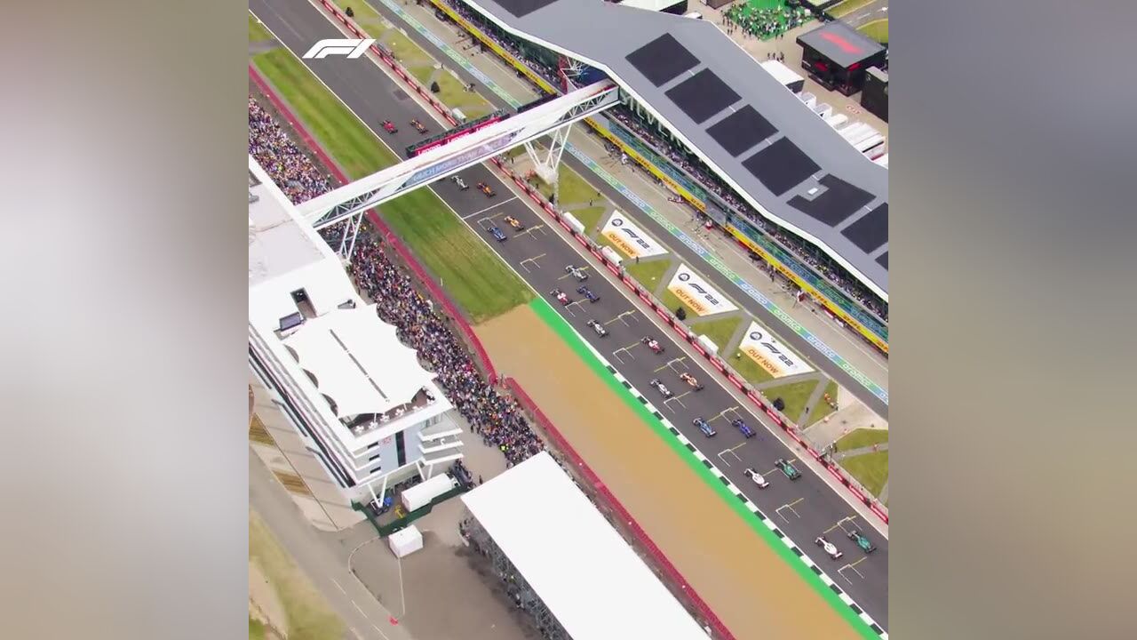 f1银石赛道起步阶段就遭遇严重事故,多车碰撞