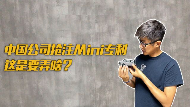 中国公司抢注Mini专利 这是要弄啥?