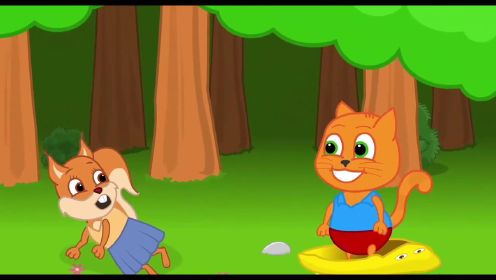 小猫咪动画系列：连西瓜都要抢着吃啊