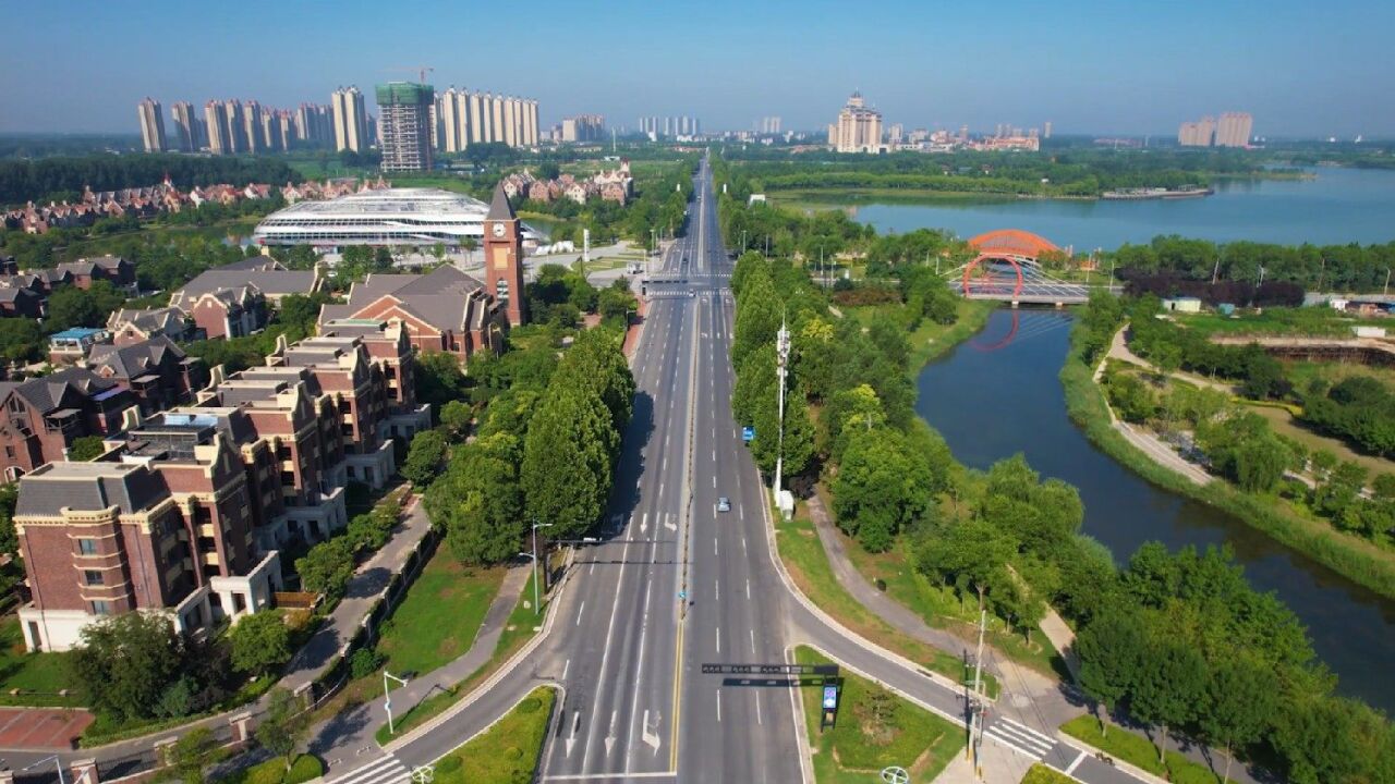 新鄉市平原新區平原大道美麗街景