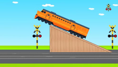 铁路火车动画系列：小火车闯关