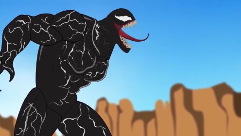 哥斯拉怪兽系列:蓝星人被毒液附体,实力大增!