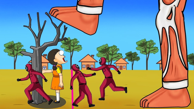 艾伦巨人化,参加123木头人游戏