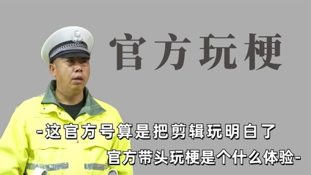 官方带头玩梗是个什么体验?罗平警方算是把剪辑给玩明白了