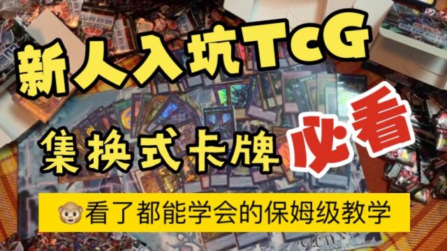 新人入坑TCG集换式卡牌游戏必看,如何正确购买卡牌,针对不同消费水平,不同需求的全面讲解.猴子都能搞明白的保姆级教学.游戏王,数码宝贝卡牌...